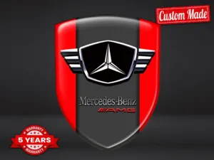 Mercedes Vinilos Personalizados Autos Estilo Estrella Minimalista